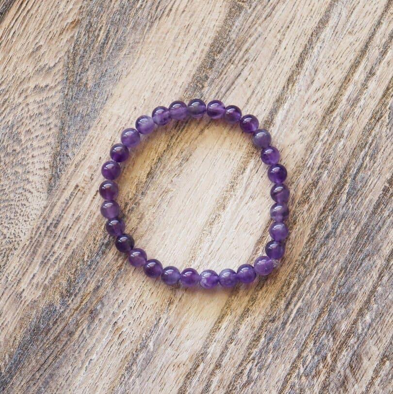Bracelet en Amethyste - Anti-Stress